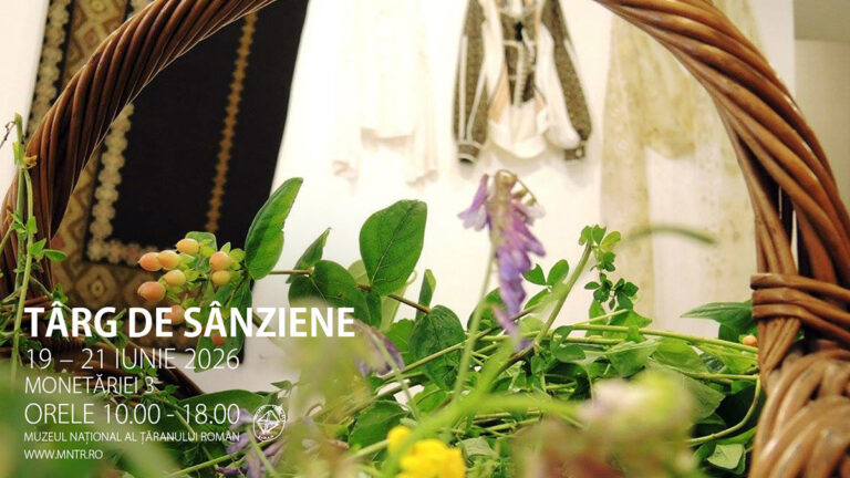 targul de sanziene aduce traditiile romanesti in curtea muzeului taranului roman